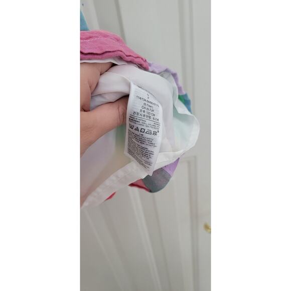 Gap Kids Summer Plaid Ruffle Tank Criss Xross Back Dress Size Small 6/7 - Picture 5 of 6